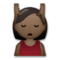 Person Getting Massage - Black emoji on LG